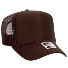 Load image into Gallery viewer, Otto 5-Panel High Crown Foam Trucker Hats, Mesh Back Cap - 39-165
