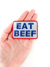 Load image into Gallery viewer, Eat Beef Embroidered Iron On Patch Patch Local Trucker Food