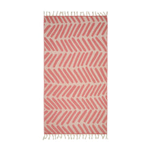 Load image into Gallery viewer, Fishbone Terry Towels 36x66&quot; Turkish Cotton Hammam Spa Pool