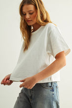 Load image into Gallery viewer, ET6399   SHORT SLEEVE LINEN KNITTED TOP