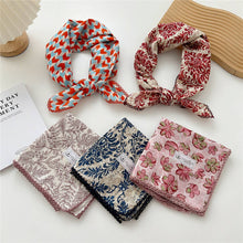 Load image into Gallery viewer, Cotton Linen Square Scarf for Women’s Neck Wrap_CWMS0672