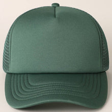 Load image into Gallery viewer, Solid Color Foam Mesh Back Trucker Hat