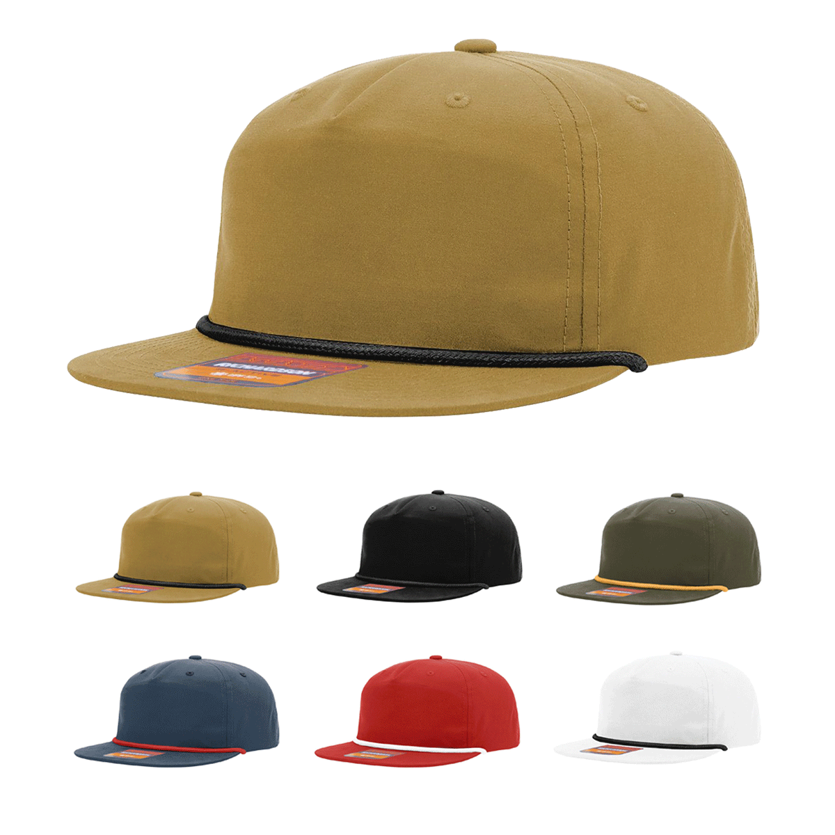 Richardson Grandpa, 5-Panel Premium Rope Cap, Snapback - 256 – Bespoke ...