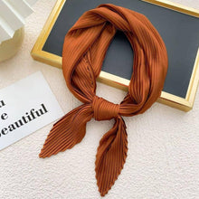 Load image into Gallery viewer, Olid Pleated Satin Neck Scarf  AS-663