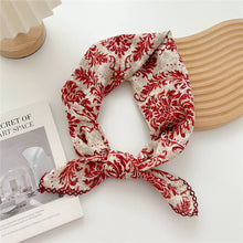 Load image into Gallery viewer, Cotton Linen Square Scarf for Women’s Neck Wrap_CWMS0672