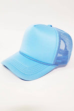 Load image into Gallery viewer, Solid Color Foam Sponge Mesh Trucker Hat