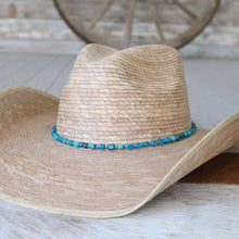 Load image into Gallery viewer, Chunky Deep Blue Stone Hat Band - Rio