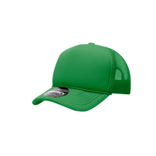 Load image into Gallery viewer, Decky 7010 - Youth 5 Panel Mid Profile Structured Foam Trucker, Kids Foam Trucker Hat, Mesh Back