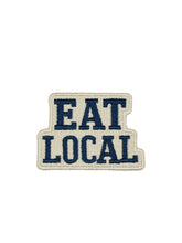 Load image into Gallery viewer, Eat Local Embroidered Patch Farmers Market Food Patch Local