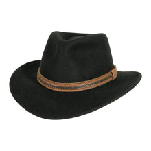 Load image into Gallery viewer, Crushable Wool Felt Outback Hat - Style Zion