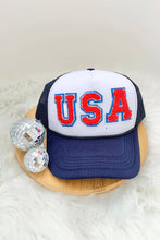 Load image into Gallery viewer, USA Trucker Hat