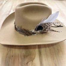 Load image into Gallery viewer, Feather Hat Accent - Sweet Cream