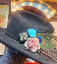 Load image into Gallery viewer, Turquoise Color Soldered Western Hat Pin medium