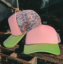 Load image into Gallery viewer, Duck Camo Mesh Back Foam Trucker Cap