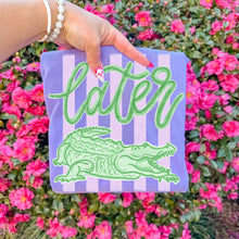 Load image into Gallery viewer, Preppy Later Gator DTF Heat Transfer