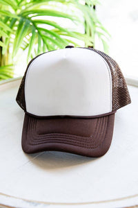 SUMMER TWO TONE TRUCKER HAT