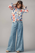 Load image into Gallery viewer, Relaxed Wide Leg Drawstring Western Pants