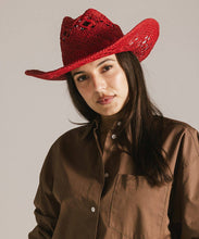 Load image into Gallery viewer, Remy Vented Straw Cowboy Hat