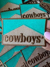 Load image into Gallery viewer, Cowboys Teal, Western patch, Country patch, boots patch