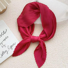Load image into Gallery viewer, Olid Pleated Satin Neck Scarf  AS-663