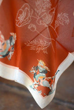 Load image into Gallery viewer, Poppy Cowgirl: Western Scarf Bandana Silk Tencel Wildrag