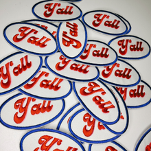 Load image into Gallery viewer, 3" Y'all -  Embroidered Hat Patch