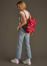 Load image into Gallery viewer, Red &amp; Pink Aztec Backpack