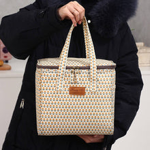 Load image into Gallery viewer, HANDBAG LARGE CAPACITY CANVAS INSULATED BAG_CWAB1722