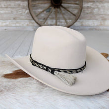 Load image into Gallery viewer, Horsehair Braided Single Tassel Hat Band - Las Cruces