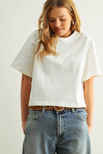 Load image into Gallery viewer, ET6399   SHORT SLEEVE LINEN KNITTED TOP