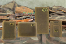 Load image into Gallery viewer, Mallard Vintage Tan Leather Magnetic Front Pocket Wallet