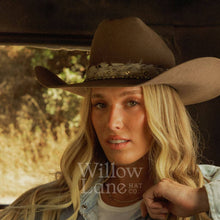 Load image into Gallery viewer, 14K Gold Plated Diamond Chain Hat Band