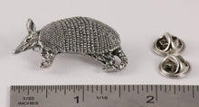 Load image into Gallery viewer, Armadillo Pewter Lapel Pin or Magnet M180