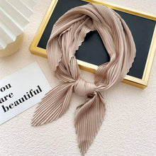 Load image into Gallery viewer, Olid Pleated Satin Neck Scarf  AS-663