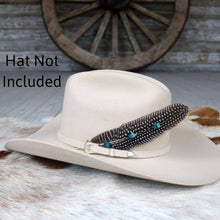 Load image into Gallery viewer, Turquoise Pheasant Hat Feather