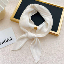 Load image into Gallery viewer, Olid Pleated Satin Neck Scarf  AS-663