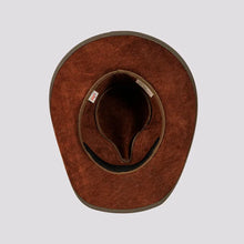 Load image into Gallery viewer, Genuine Leather Western Cowboy Hat - Style Badlands