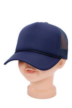 Load image into Gallery viewer, Kids Five Panel Sponge Padded Trucker Hat