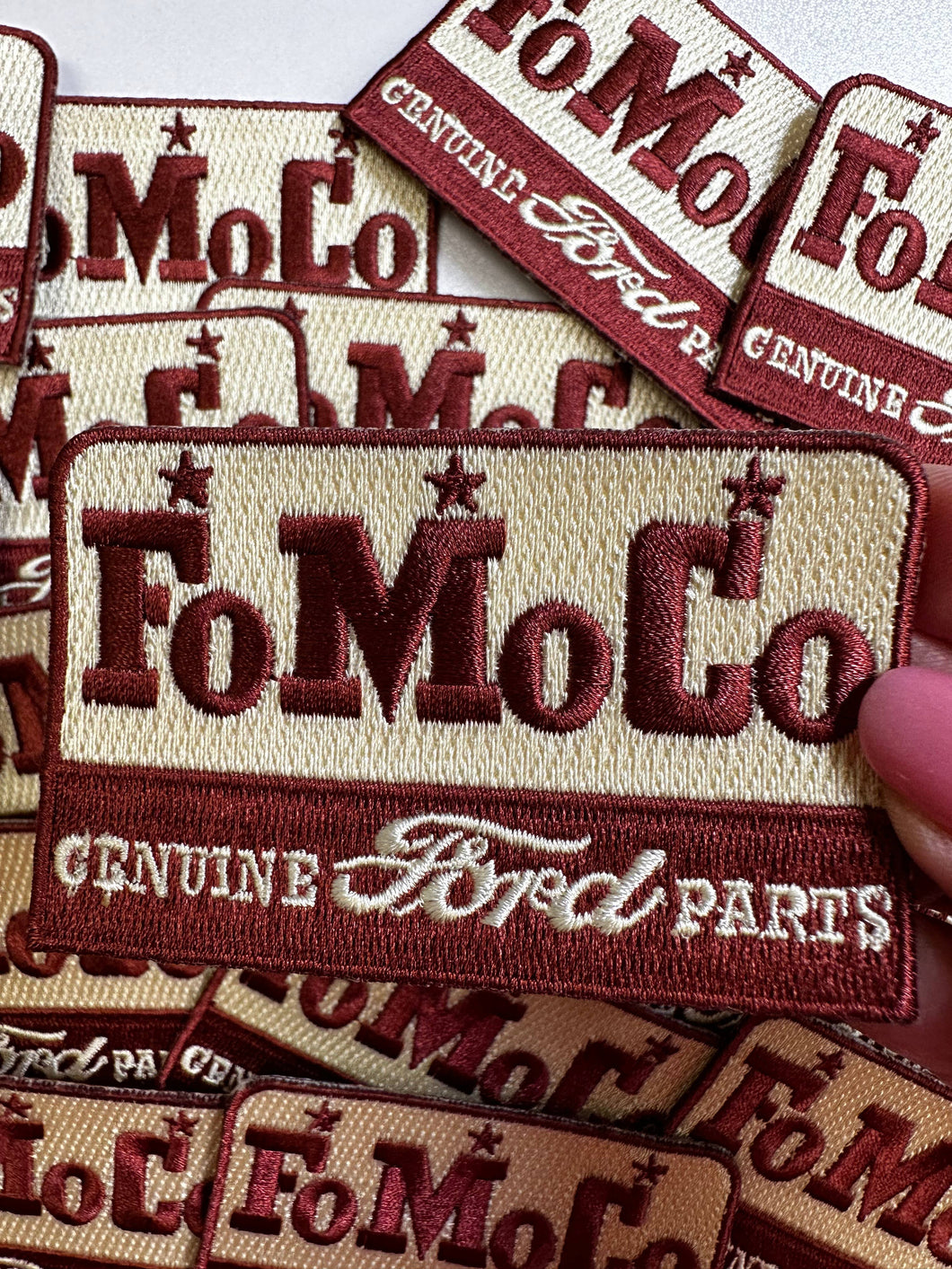 FoMoCo, vintage car patch, auto patch, vintage patches