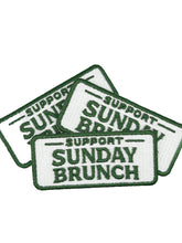 Load image into Gallery viewer, Support Sunday Brunch Embroidered Patch Funny Brunch Quote