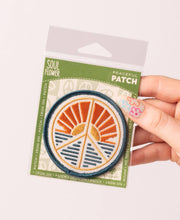 Load image into Gallery viewer, Peace Scene Iron-On Patch - Embroidered Patches