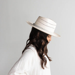 Arlo Honey Straw Teardrop Fedora