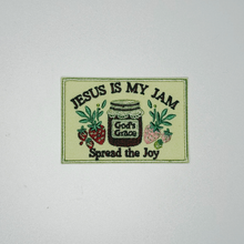 Load image into Gallery viewer, 3" Jesus is my Jam -  Embroidered Hat Patch