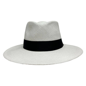 Medellin - White Panama Fedora Hat