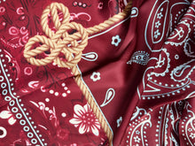 Load image into Gallery viewer, Rusty Red Rope Bandana Wild Rag