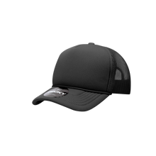 Load image into Gallery viewer, Decky 7010 - Youth 5 Panel Mid Profile Structured Foam Trucker, Kids Foam Trucker Hat, Mesh Back