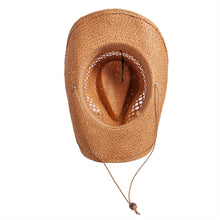 Load image into Gallery viewer, Western Straw Cowboy Hat - Style Carly