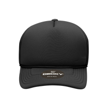 Load image into Gallery viewer, Decky 7010 - Youth 5 Panel Mid Profile Structured Foam Trucker, Kids Foam Trucker Hat, Mesh Back