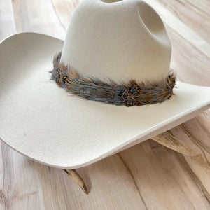 Western Feather Dove II Hat Band