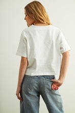 Load image into Gallery viewer, ET6399   SHORT SLEEVE LINEN KNITTED TOP